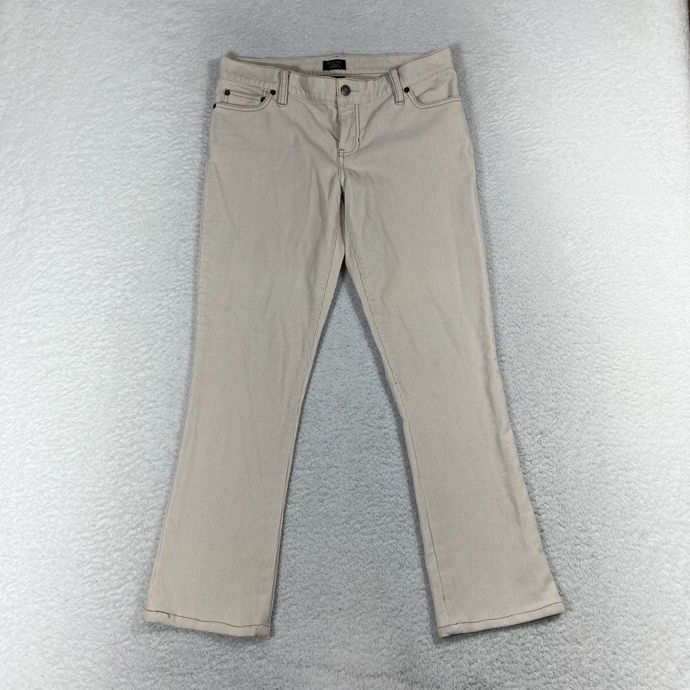 Vintage Women's Abercrombie & Fitch Corduroy Bootcut Jeans 6 (31.5x27.5) Tan
